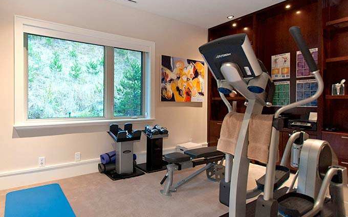 六安装修设计室内家庭健身房，让自己过上健康生活