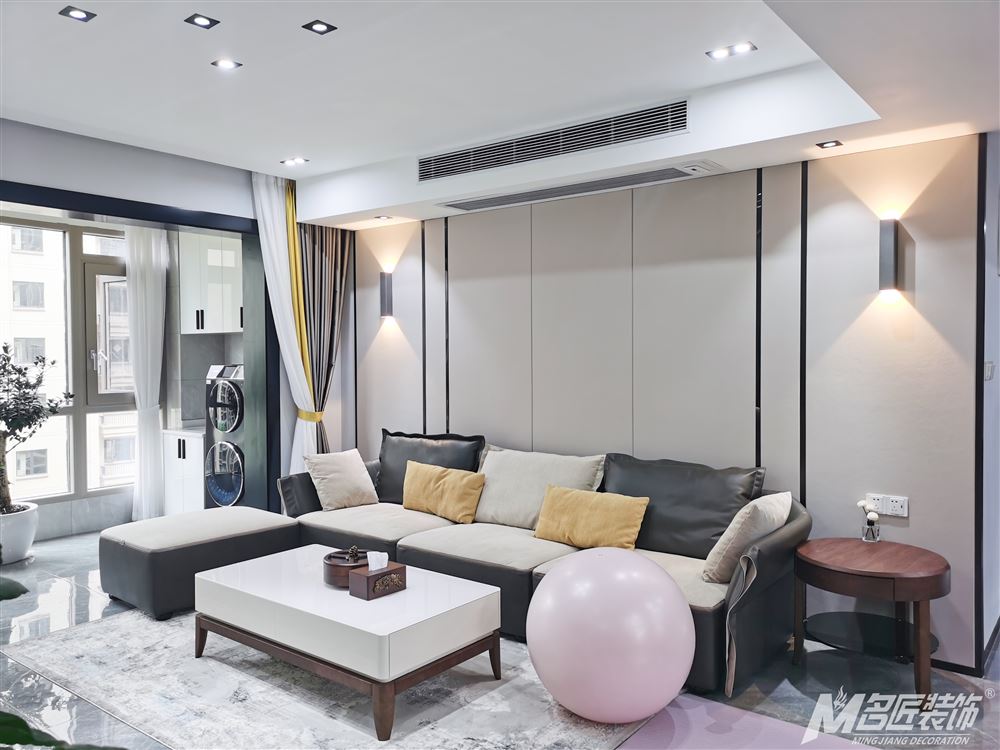 六安室内装修国华新都142平米-现代简约设计轻奢与精致的双重享受